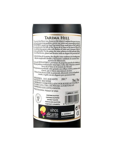 Vino Tinto Volver Tarima Hill Monastrell (75 cl)