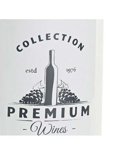 Bottle Cooler DKD Home Decor White Silver Stainless steel 12 x 12 x 18 cm