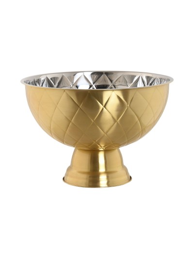 Champagne Cooler Home ESPRIT Golden Stainless steel 40 x 40 x 23 cm