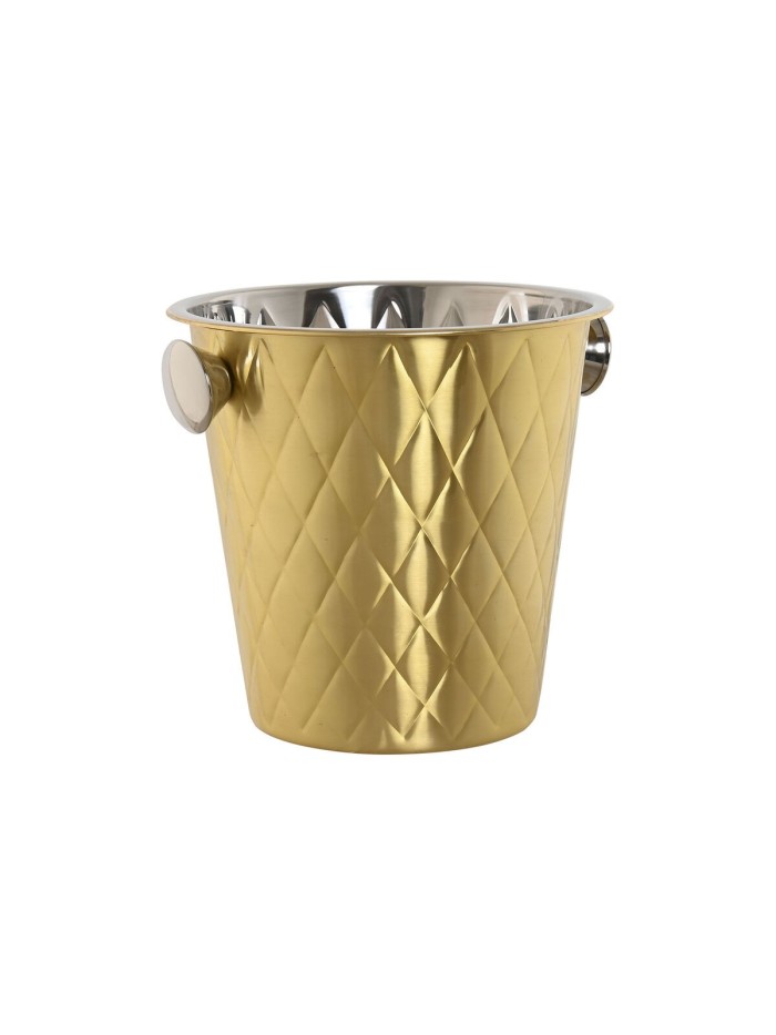 Champagne Cooler Home ESPRIT Golden Stainless steel 24 x 24 x 22 cm