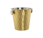 Champagne Cooler Home ESPRIT Golden Stainless steel 24 x 24 x 22 cm