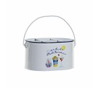 Ice Bucket DKD Home Decor White Multicolour Metal 24,5 x 17 x 13 cm