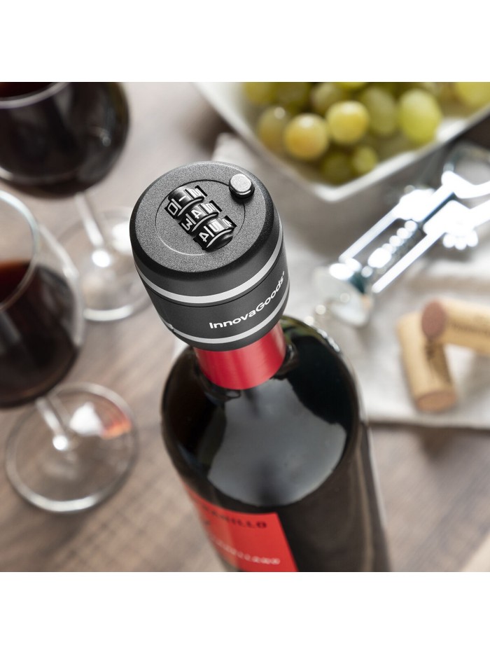 Serrure Bouchon pour Bouteilles de Vin Botlock InnovaGoods