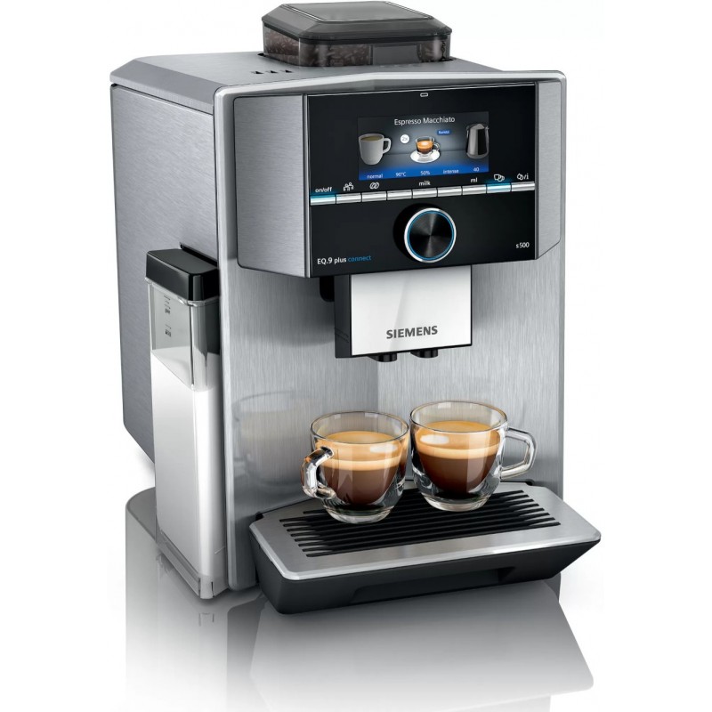 effect IJver Bruin Siemens EQ.9 Plus Connect s500 Fully Automatic Coffee Machine, Stainless  Steel