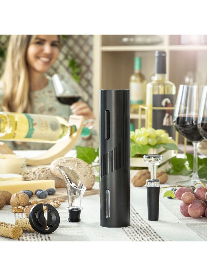 Electric Corkscrew with Accessories for Wine Corking InnovaGoods