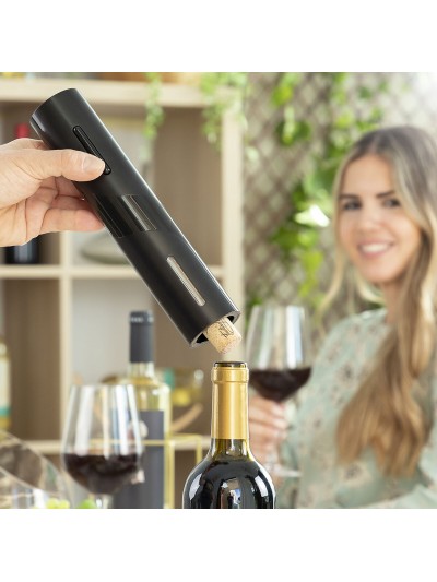 Sacacorchos Eléctrico con Accesorios para Vino Corking InnovaGoods