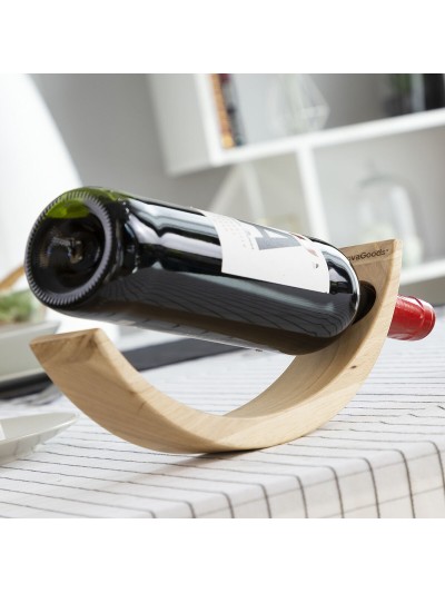 Botellero Flotante de Madera para Vino Woolance InnovaGoods