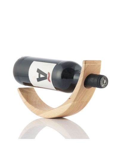 Floating Wooden Wine Bottle Holder Woolance InnovaGoods