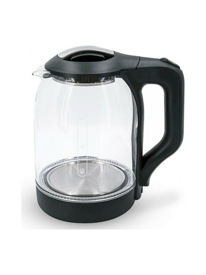 Kettle COMELEC 1,8 L 1500W Black White Stainless steel 1500 W 2200 W