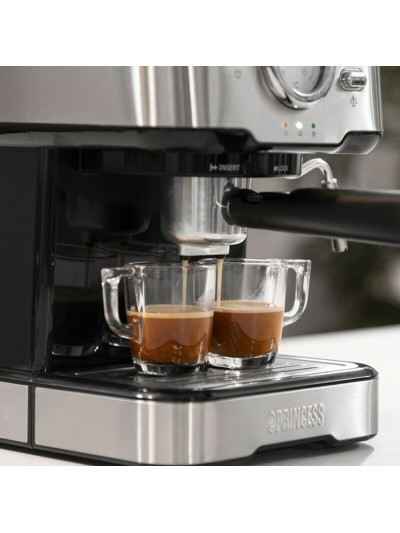 Cafetera Express de Brazo Princess 01.249412.01.001 1,5 L 1100W Acero 1,5 L