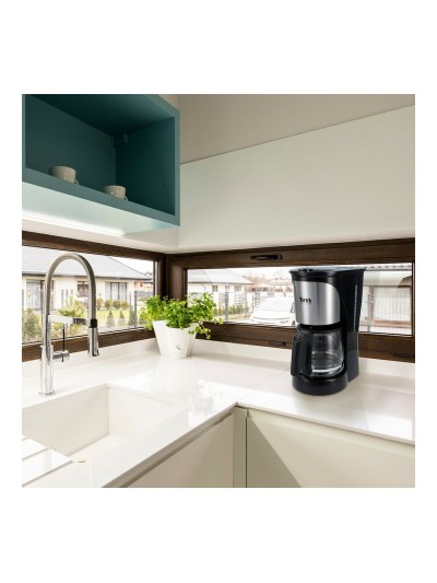 Cafetière goutte à goutte TM Electron 1000W 1,5 L 12 Tasses