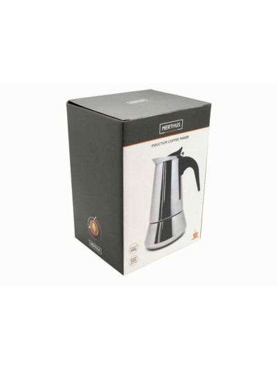 Cafetera Italiana Vin Bouquet 4 Tazas Acero Inoxidable