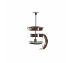 Cafetière à Piston DKD Home Decor Marron Transparent Acier inoxydable Verre Borosilicaté 350 ml 16 x 9 x 18,5 cm