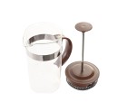 Cafetière à Piston DKD Home Decor Marron Transparent Acier inoxydable Verre Borosilicaté 350 ml 16 x 9 x 18,5 cm