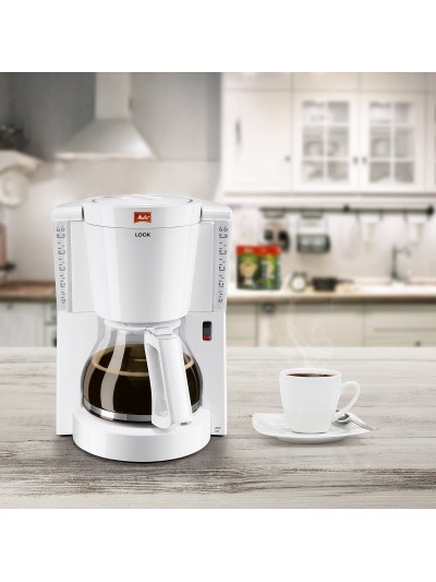 Electric Coffee-maker Melitta 6708078 White 1000 W 1,2 L