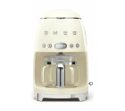 Cafetera de Goteo Smeg DCF02CREU 1050 W Retro Gris Crema