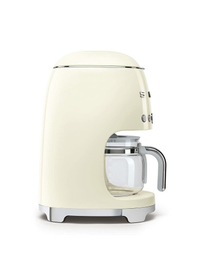 Cafetera de Goteo Smeg DCF02CREU 1050 W Retro Gris Crema