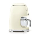 Cafetera de Goteo Smeg DCF02CREU 1050 W Retro Gris Crema