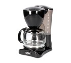 Cafetière goutte à goutte EDM 07653 Noir 550 W 6 Tasses 0,6 L