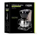 Cafetière goutte à goutte EDM 07653 Noir 550 W 6 Tasses 0,6 L