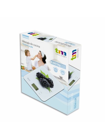 Báscula de Cocina TM Mora 8 kg (22,4 x 18,5 cm)