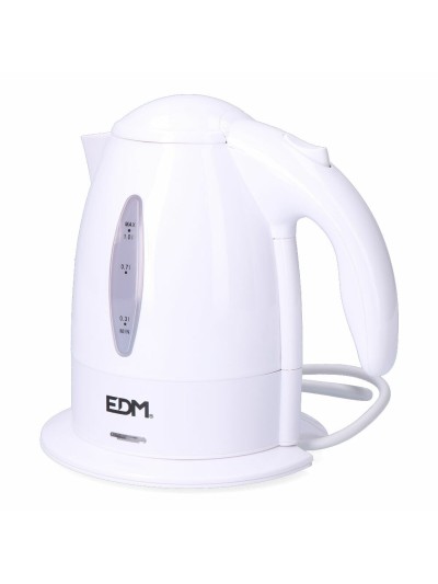 Hervidor EDM 07655 Blanco Polipropileno 2200 W 1 L