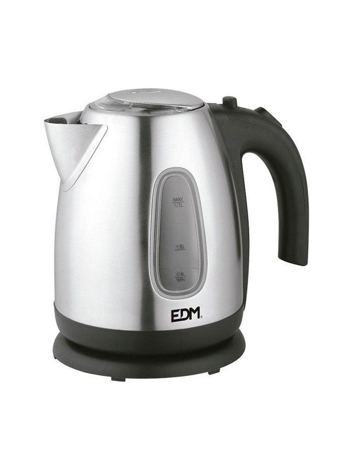 Hervidor EDM 07656 Kettle Negro Acero Inoxidable 2200 W 1,7 L