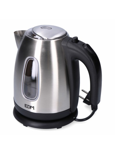 Hervidor EDM 07656 Kettle Negro Acero Inoxidable 2200 W 1,7 L