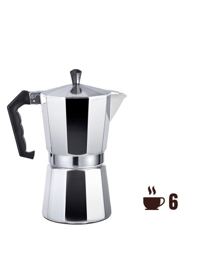 Cafetera Italiana EDM   Aluminio 6 Tazas
