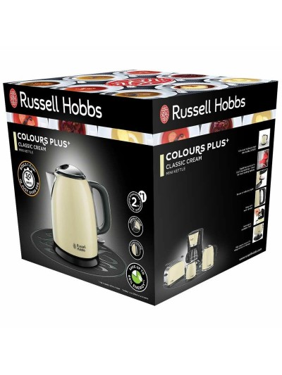 Electric Kettle with LED Light Russell Hobbs 24994-70 Cream 2400 W (1 L)