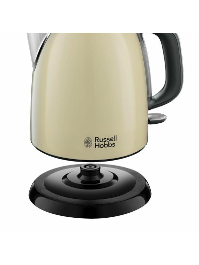 Electric Kettle with LED Light Russell Hobbs 24994-70 Cream 2400 W (1 L)