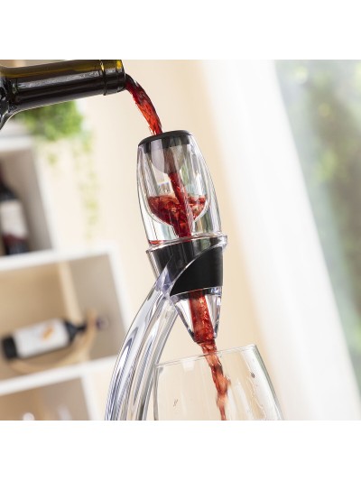 Aireador de Vino Profesional con Soporte Torre y Base Antigoteo Winair InnovaGoods