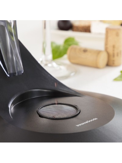 Aireador de Vino Profesional con Soporte Torre y Base Antigoteo Winair InnovaGoods