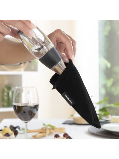 Aireador de Vino Profesional con Soporte Torre y Base Antigoteo Winair InnovaGoods