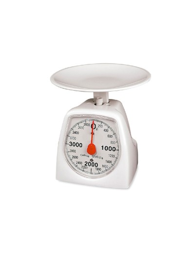Báscula de Cocina Retro EDM 07621 Blanco 4 Kg