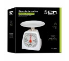 Báscula de Cocina Retro EDM 07621 Blanco 4 Kg