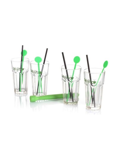 Coffret Cocktail Secret de Gourmet Verre polypropylène