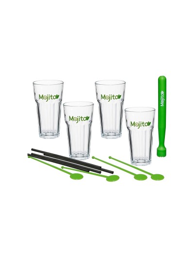 Cocktail Set Secret de Gourmet Crystal polypropylene