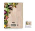 Báscula de Cocina EDM 07527 Marrón Madera 5 kg
