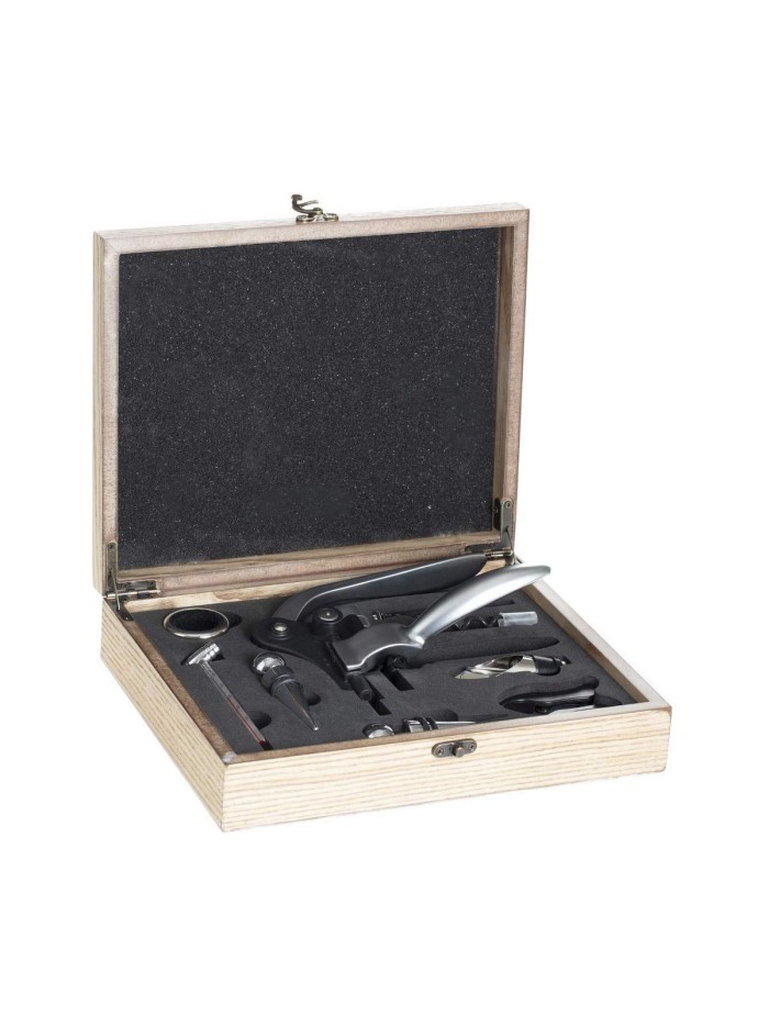 Set d'Accessoires pour Vin 5five Simply Smart Sommelier Bois