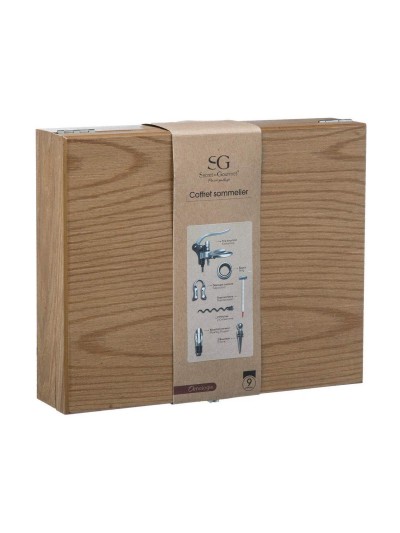 Set d'Accessoires pour Vin 5five Simply Smart Sommelier Bois