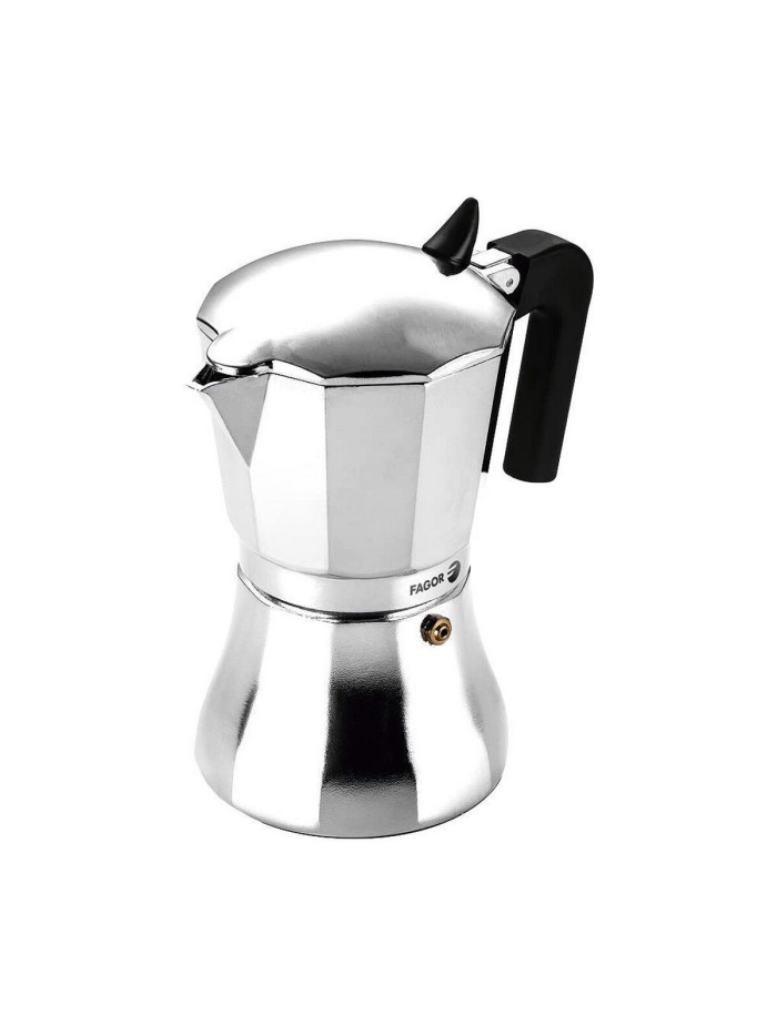 Cafetera Italiana Fagor Cupy Aluminio 6 Tazas