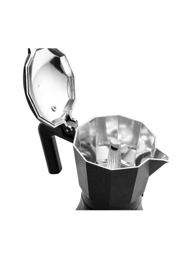 Cafetera Italiana Fagor Tiramisu Negro Aluminio 12 Tazas