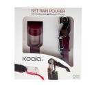 Set de Accesorios para Vino Koala 2 Piezas Metal Burdeos