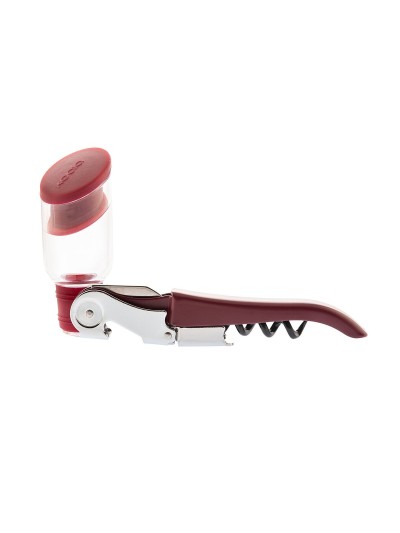 Set d'Accessoires pour Vin Koala 2 Pièces Métal Bordeaux