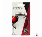 Termómetro para Vino Koala Bodega Reloj Negro Plástico 7,5 x 7,5 cm (Pack 12x)
