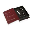 Set de Accesorios para Vino Versa Libro Madera 4 x 22 x 16,5 cm
