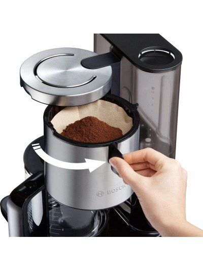 Cafetière goutte à goutte BOSCH TKA8633 Styline Noir 1100 W 1,25 L