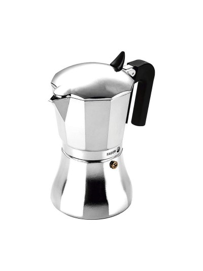 Cafetera Italiana Fagor Acero Aluminio 12 Tazas (1 unidad)