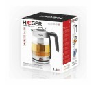 Water Kettle and Electric Teakettle Haeger EK-22F.020A White Stainless steel 2200 W
